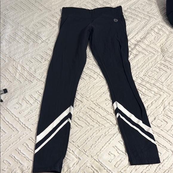 Tory Sport Navy Leggings with Logo - Picture 4 of 5